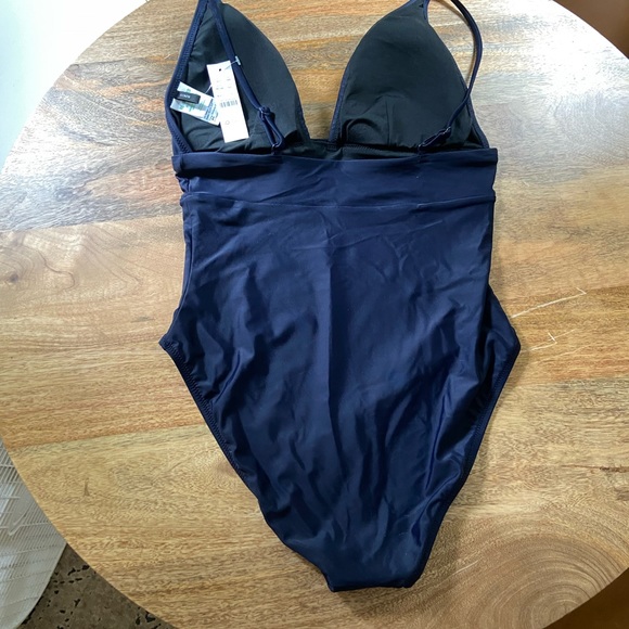 New With Tags J Crew One Piece Plunge Sizes 8 AND 10 Navy NWT - Picture 10 of 12